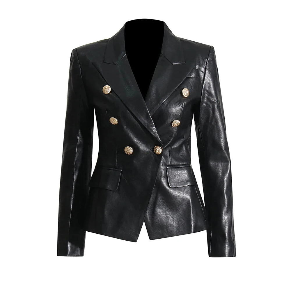 Double-Breasted Fitted Jacket