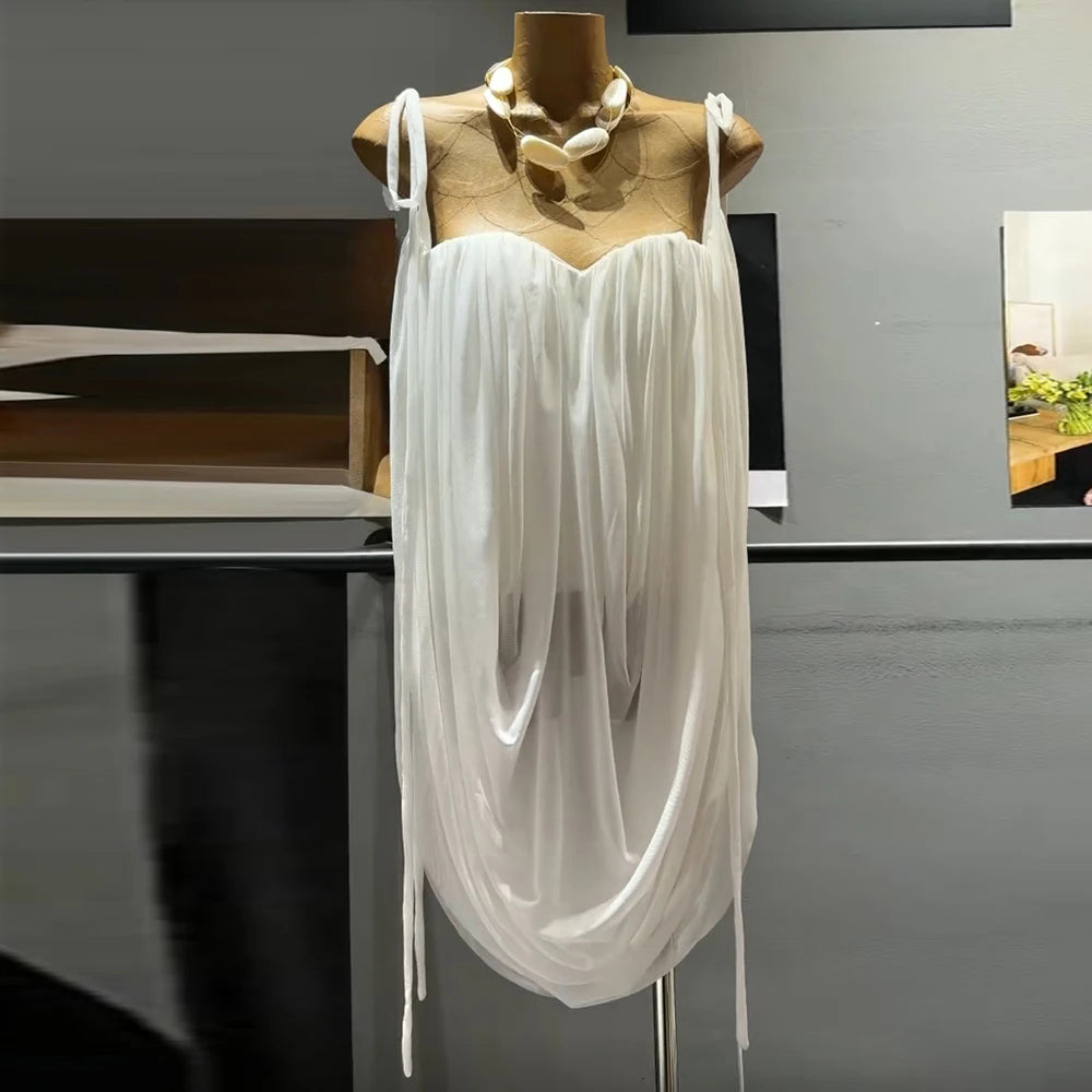 Draped Off-Shoulder Top