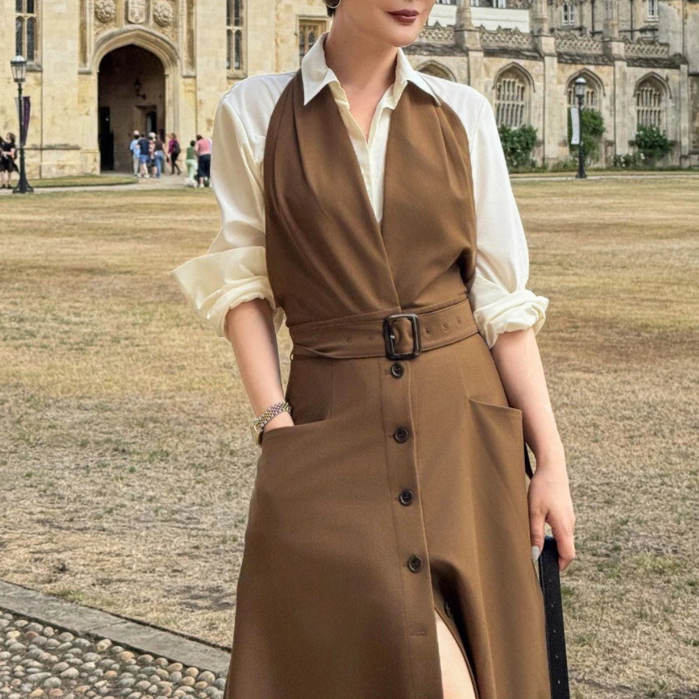 Collared Shirt or Pinafore Dress