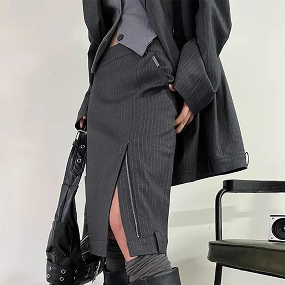 Pinstriped Blazer or Skirt