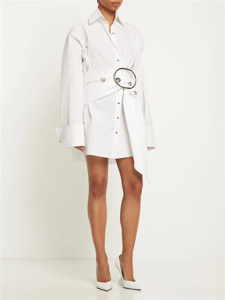 Oversized Longline Button Shirt