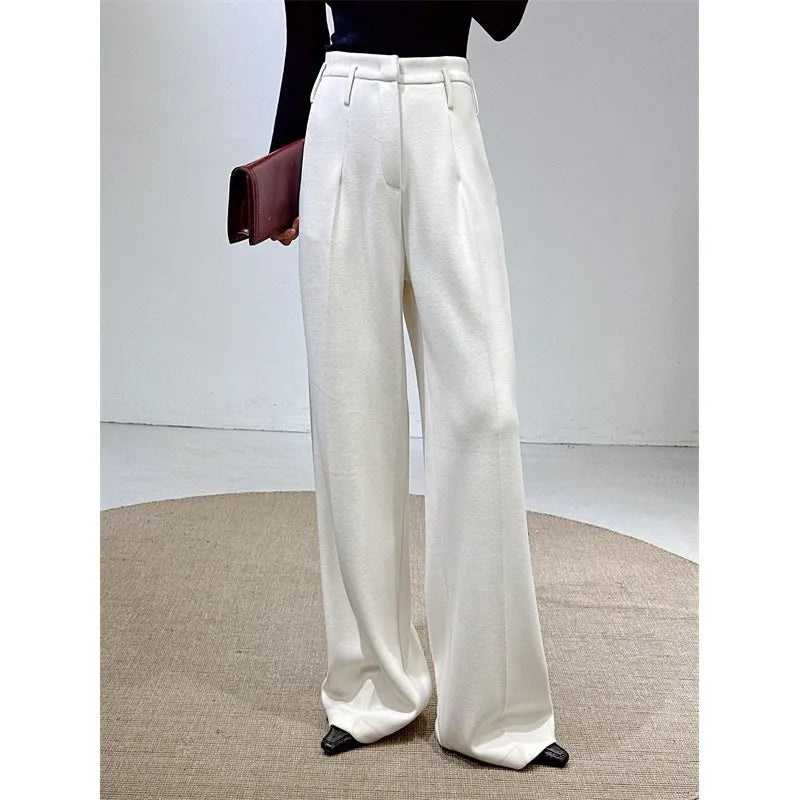Full-Length Wide-Leg Pants