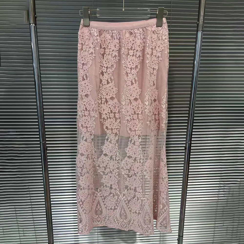 Striped Shirt or Lace Skirt