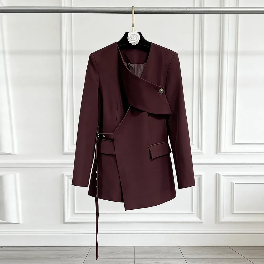 Asymmetric Wrap Jacket
