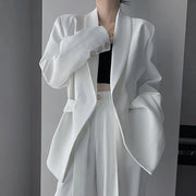 Bow-Front Longline Blazer