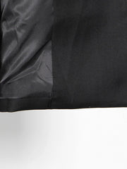 Notched-Lapel Longline Coat