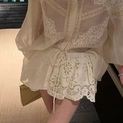 Sheer Lace Shirt or Mini Skirt
