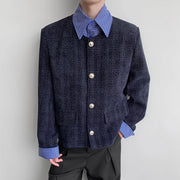 Textured Button-Front Jacket