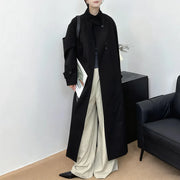 Collared Longline Trench Coat