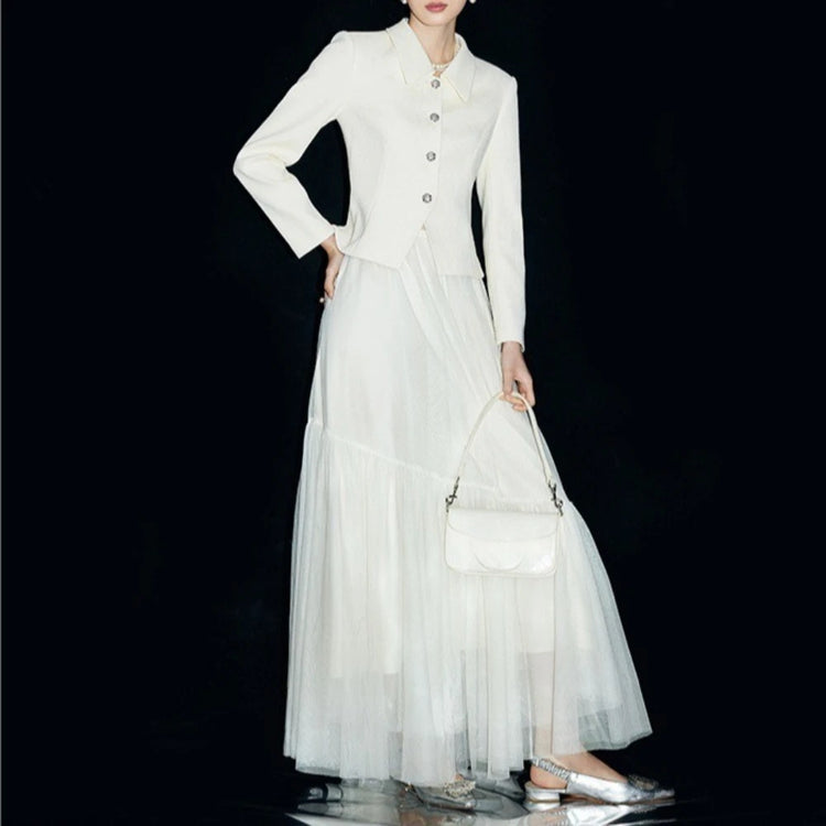 Fitted Jacket or Sheer Skirt