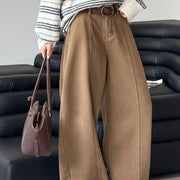 Seamed Wide-Leg Pants
