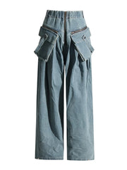 Cropped Jacket, Wide-Leg Jeans or Set