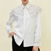 Embellished Shoulder-Panel Shirt