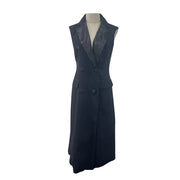Double-Breasted Longline Vest
