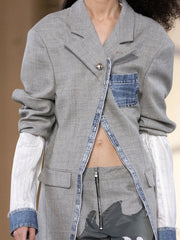 Contrast-Pocket Blazer or Cutout Pants