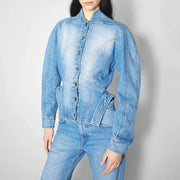 Stand-Collar Fitted Jacket