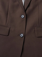 Relaxed Single-Breasted Blazer