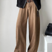 Seamed Wide-Leg Pants