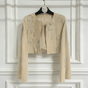 Embellished Jacket and Pants Set
