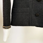 Colorblock Double-Breasted Jacket