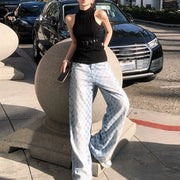 Fitted Vest or Wide-Leg Pants