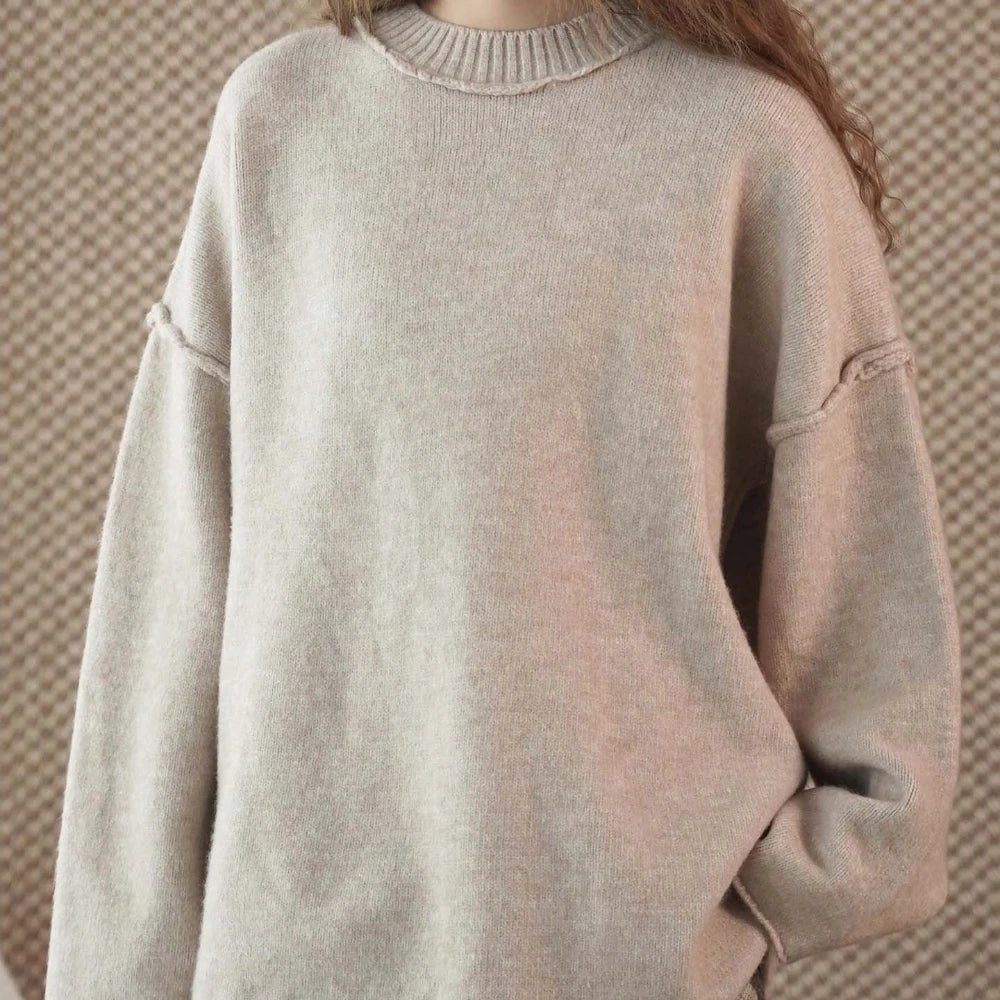 Relaxed Drop-Shoulder Sweater