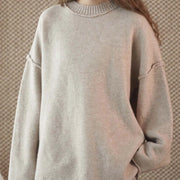 Relaxed Drop-Shoulder Sweater