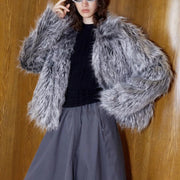 Shaggy Open-Front Jacket