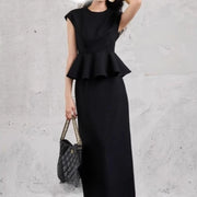 Peplum Top or Long Skirt