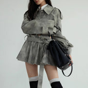 Cropped Jacket or Skirt