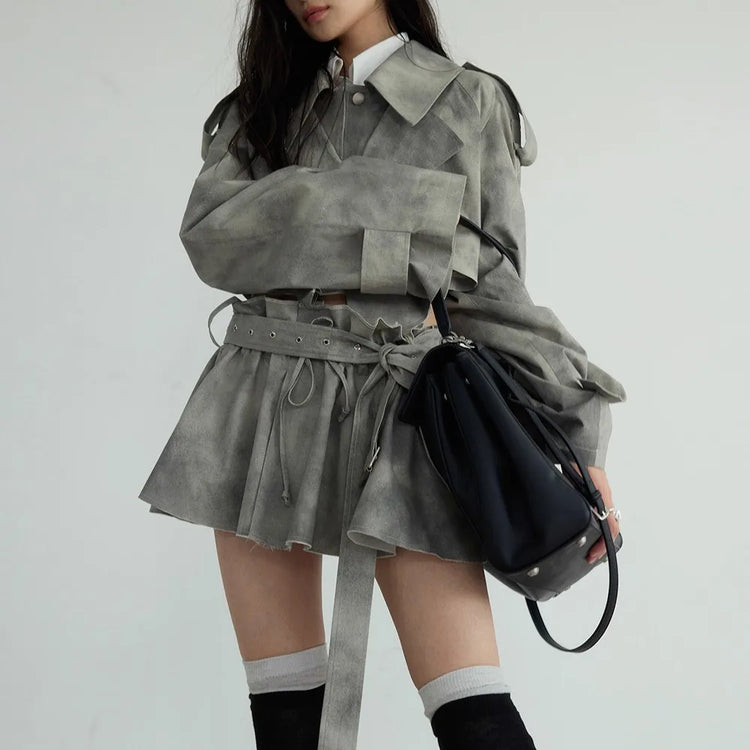 Cropped Jacket or Skirt