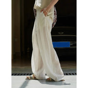 Sheer Wide-Leg Pants