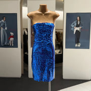 Sequin Strapless Mini Dress