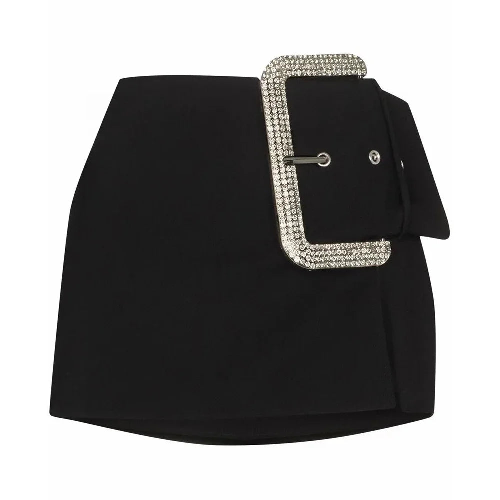 Asymmetric Mini Skirt