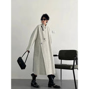 Stand-Collar Longline Coat