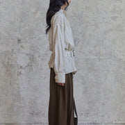 Striped Patch-Pocket Shirt