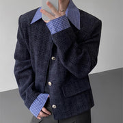 Textured Button-Front Jacket