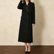 Double-Breasted Longline Coat