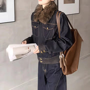 Contrast-Stitch Jacket or Pants