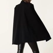 Double-Breasted Cape Coat