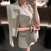Embellished Jacket and Mini Dress Set
