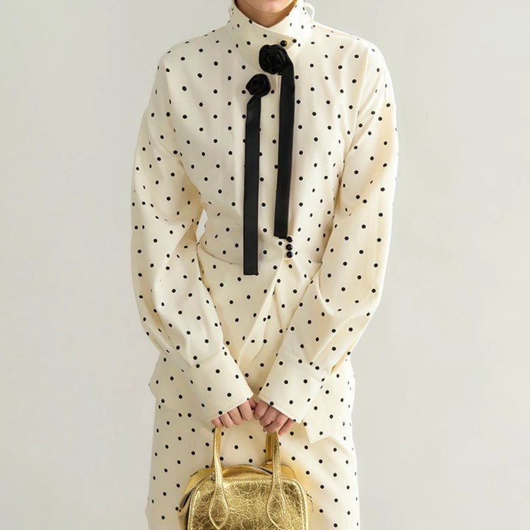 Polka-Dot Jacket or Skirt