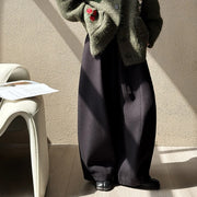 Pleated Wide-Leg Pants