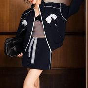 Bow-Detail Jacket or Skirt