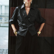 Flap-Pocket Fitted Jacket