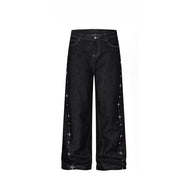 Embellished Wide-Leg Pants