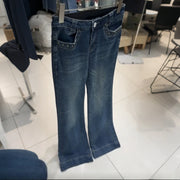 Cropped Flared Jeans