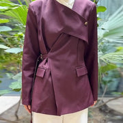 Asymmetric Wrap Jacket