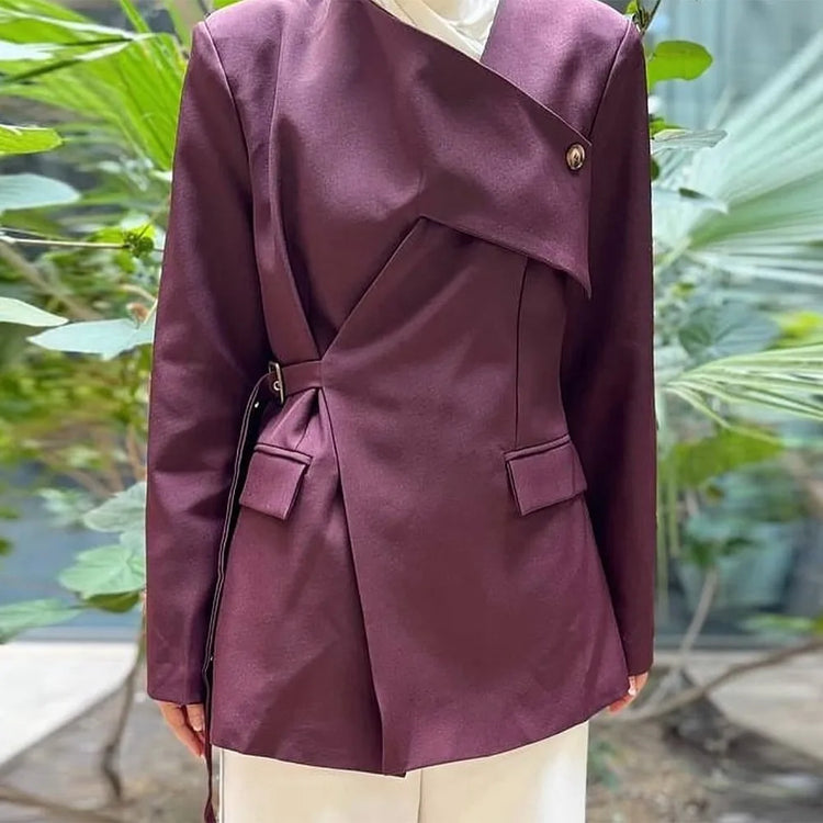 Asymmetric Wrap Jacket