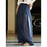 Sheer Wide-Leg Pants